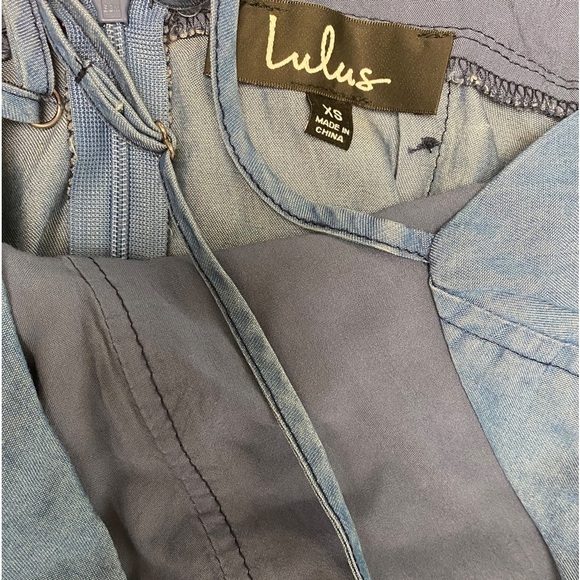 NWT Lulu’s tencel strappy romper shorts size XS - Picture 6 of 8